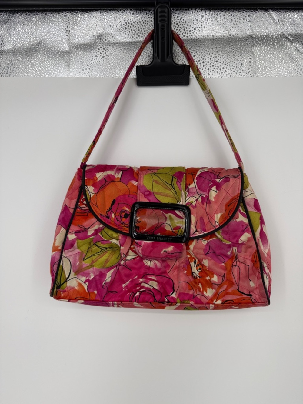 Vera Bradley Eleanor Shoulder Bag in Vintage Rose pattern